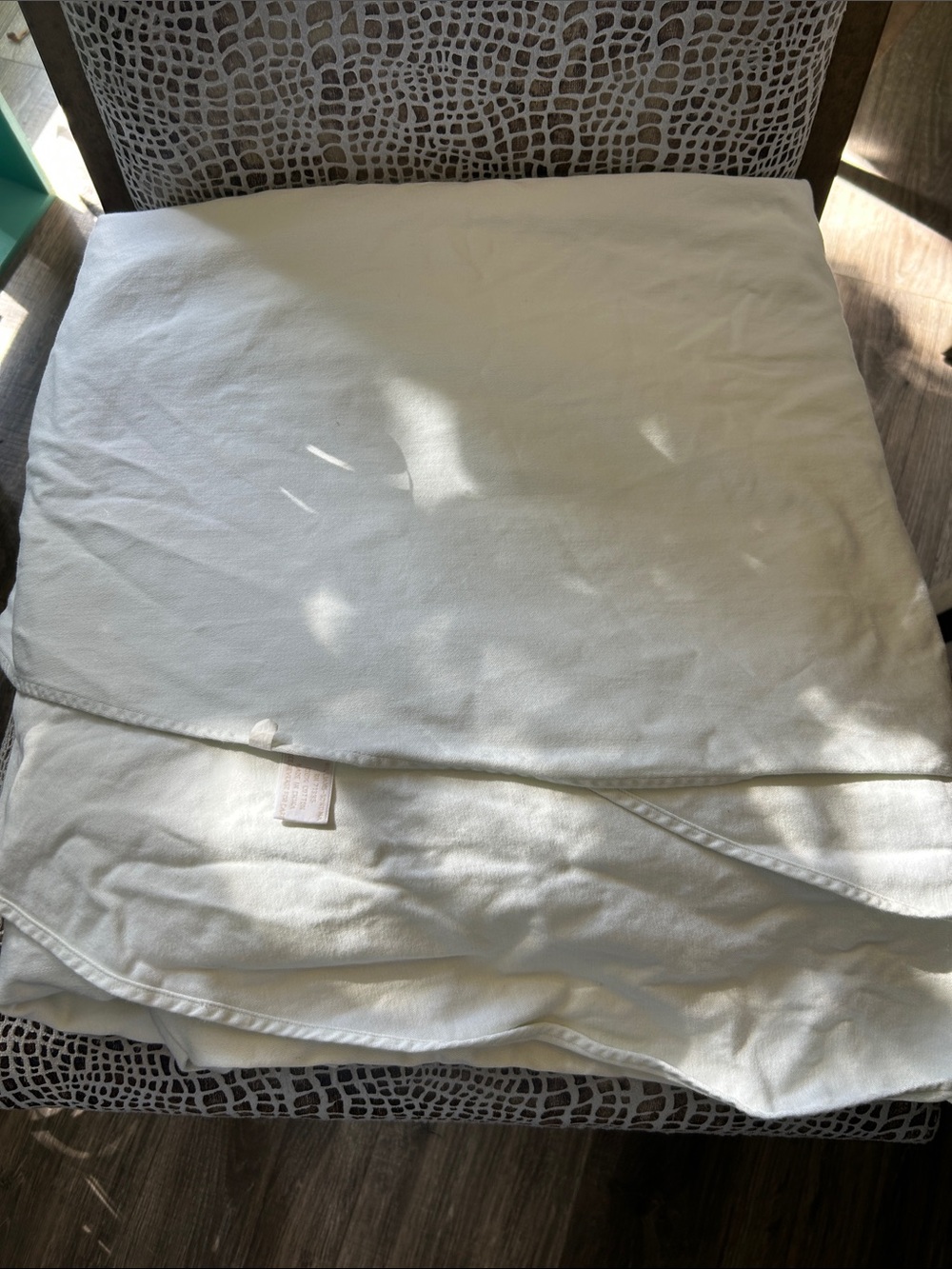 Williams Sonoma Mint Green Tablecloth